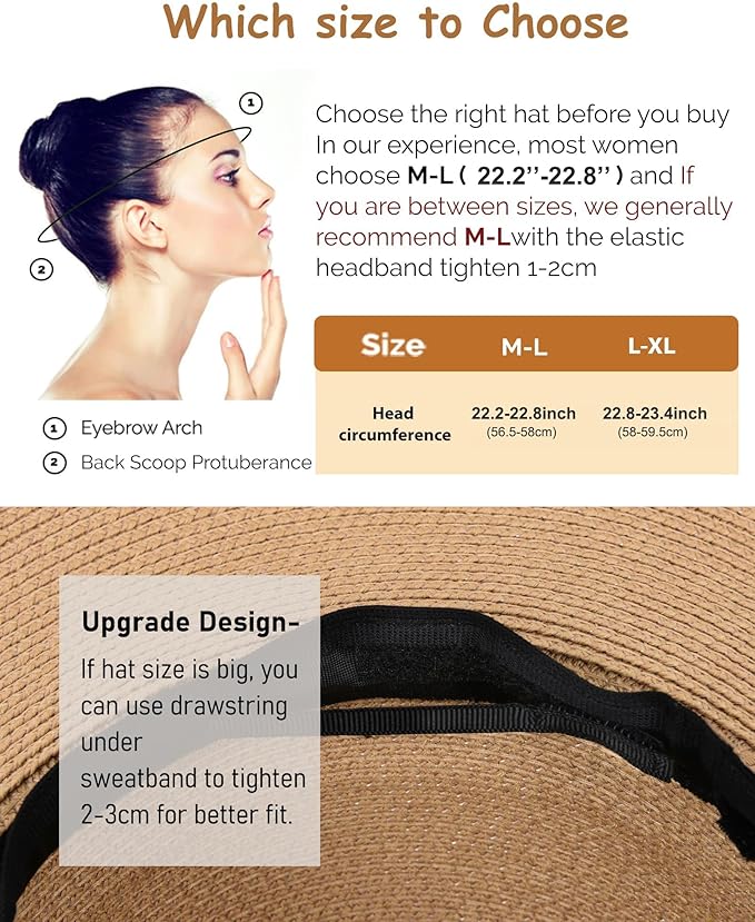 Women's Sun Hat with Gold Charm