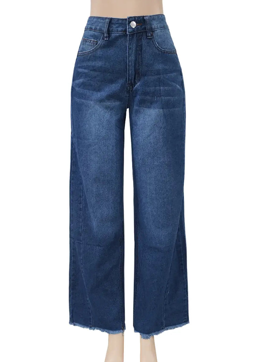 High Waist Jeans Wide Leg Denim Pants