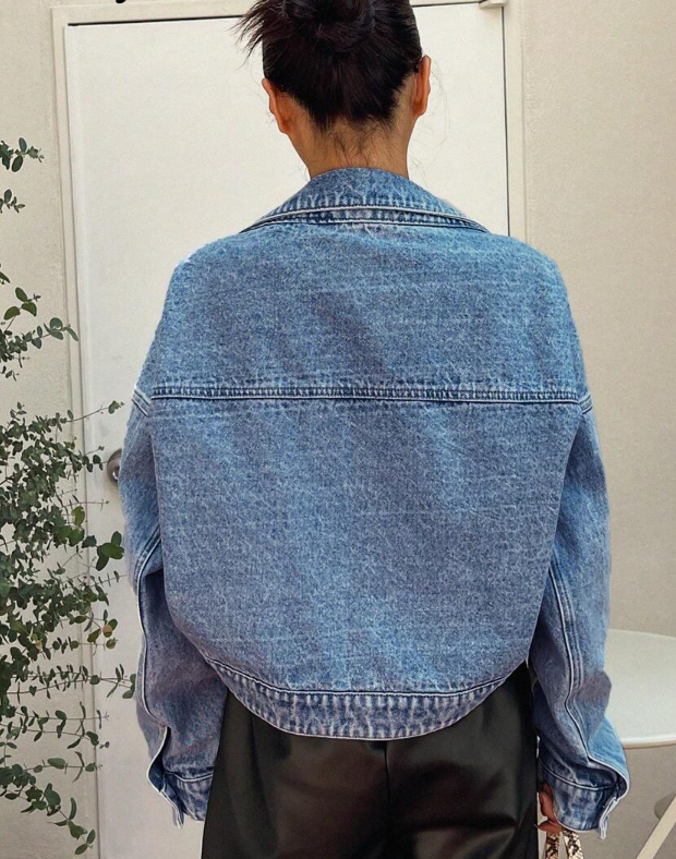 Cropped Denim Jacket