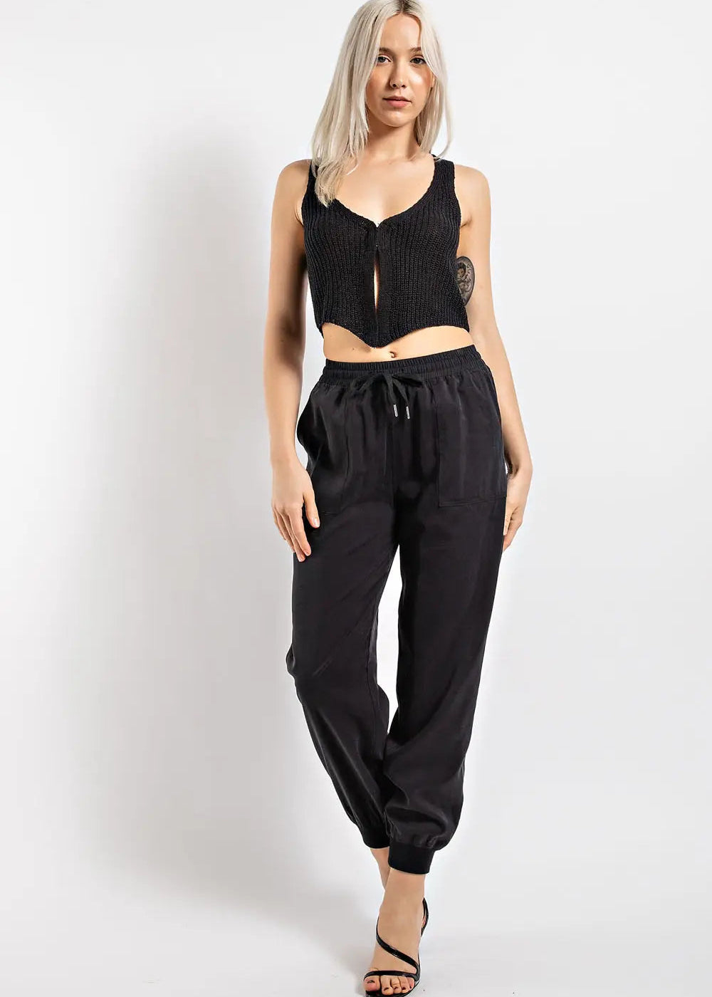 Elastic Waist Jogger Pant with Pockets