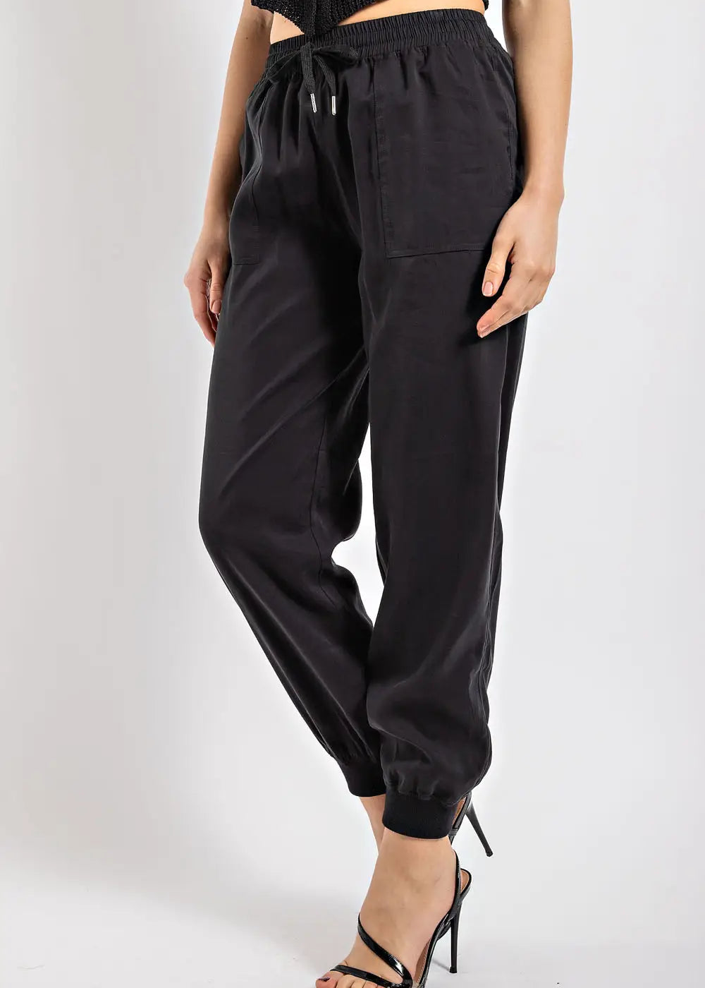 Elastic Waist Jogger Pant with Pockets