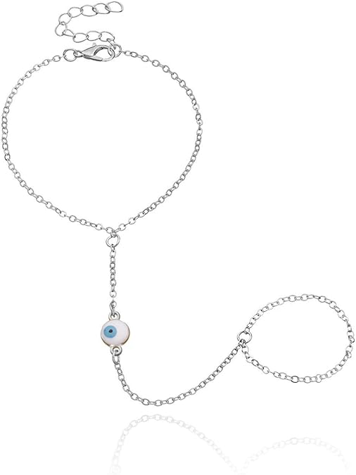 Evil Eye Hand Chain Bracelet